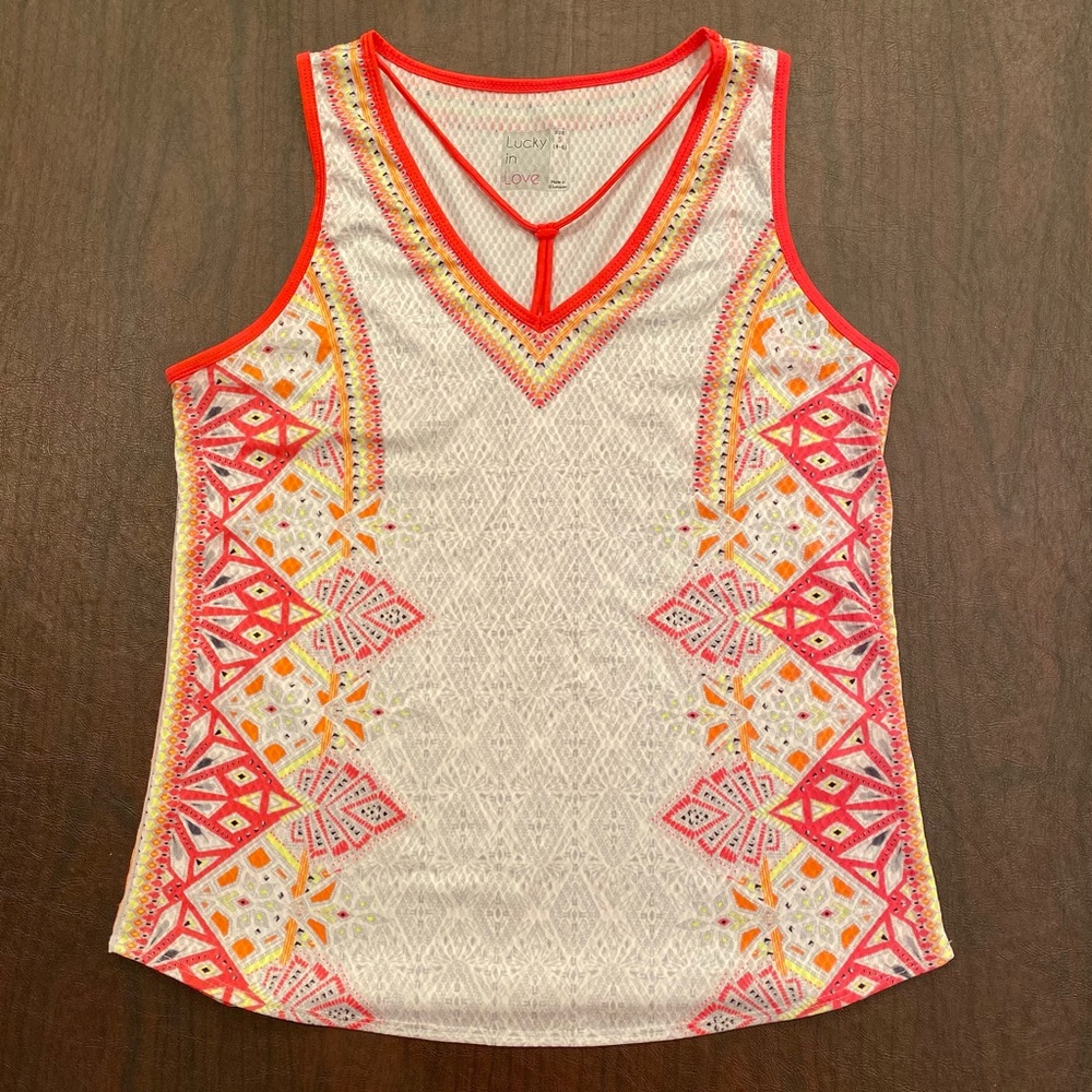 Lucky in Love Tennis Top